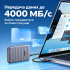 External Solid State Drive SSD UGREEN NeoDrive Go D710 Dark Gray 1TB USB4 40Gbps