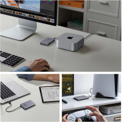 External Solid State Drive SSD UGREEN NeoDrive Go D710 Dark Gray 1TB USB4 40Gbps