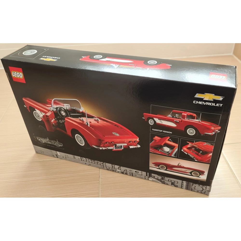 Constructor for adults LEGO Icons 10321 Chevrolet Corvette red collectible car 1210 pieces