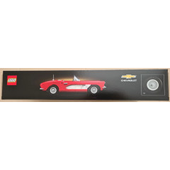 Constructor for adults LEGO Icons 10321 Chevrolet Corvette red collectible car 1210 pieces