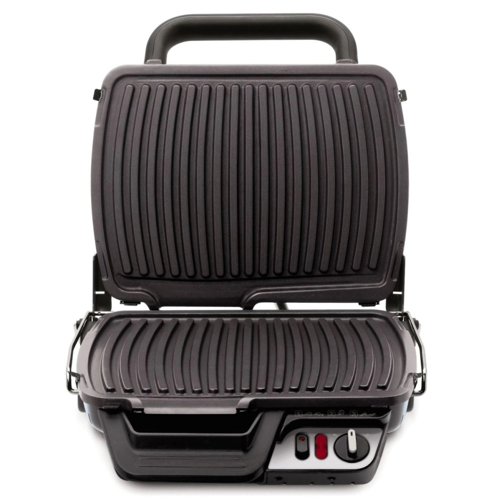 Притискний контактний електрогриль Tefal Ultracompact GC306012 з нержавіючої сталі 2000 Вт