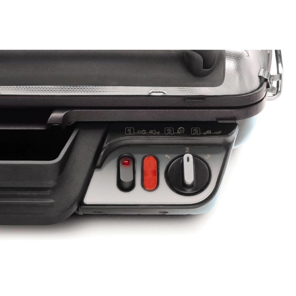 Притискний контактний електрогриль Tefal Ultracompact GC306012 з нержавіючої сталі 2000 Вт