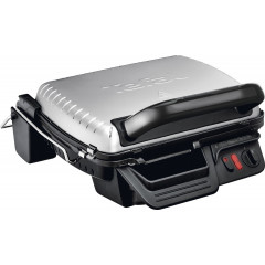 Притискний контактний електрогриль Tefal Ultracompact GC306012 з нержавіючої сталі 2000 Вт