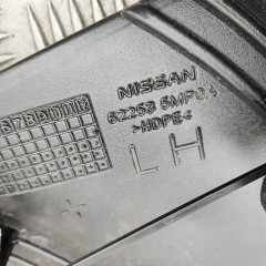 Front bumper left air duct Nissan Ariya FE0 62253-5MP0A 2022-2026 black