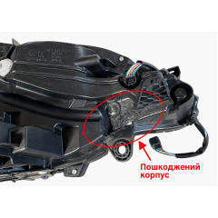 Фара передня ліва Nissan Ariya 2023-2025 Full LED 26060-5MR0A чорна