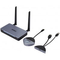 Wireless presentation/image transmission system SpeaKa Professional SP-TR-500 USB-C/HDMI adapter up to 30 meters