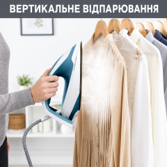 Праска з парогенератором Tefal Express Power SV8111 синій з білим парова станція 2800W 6.2 бар 1800 мл