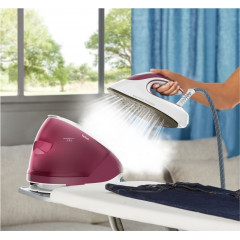 Утюг с парогенератором Tefal Express Protect SV9201 паровая система глажки 2800 Вт 1800 л удар пара 530 г/мин бело-бордовый
