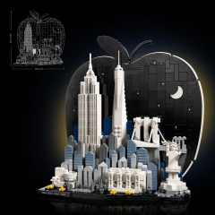LEGO Architecture New York for Adults — The Big Apple (21066) set with 1465 pieces