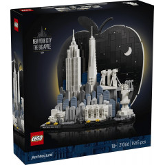 LEGO Architecture New York for Adults — The Big Apple (21066) set with 1465 pieces