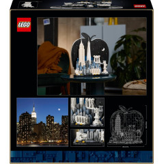 LEGO Architecture New York for Adults — The Big Apple (21066) set with 1465 pieces