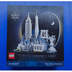LEGO Architecture New York for Adults — The Big Apple (21066) set with 1465 pieces