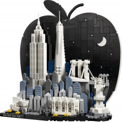 LEGO Architecture New York for Adults — The Big Apple (21066) set with 1465 pieces