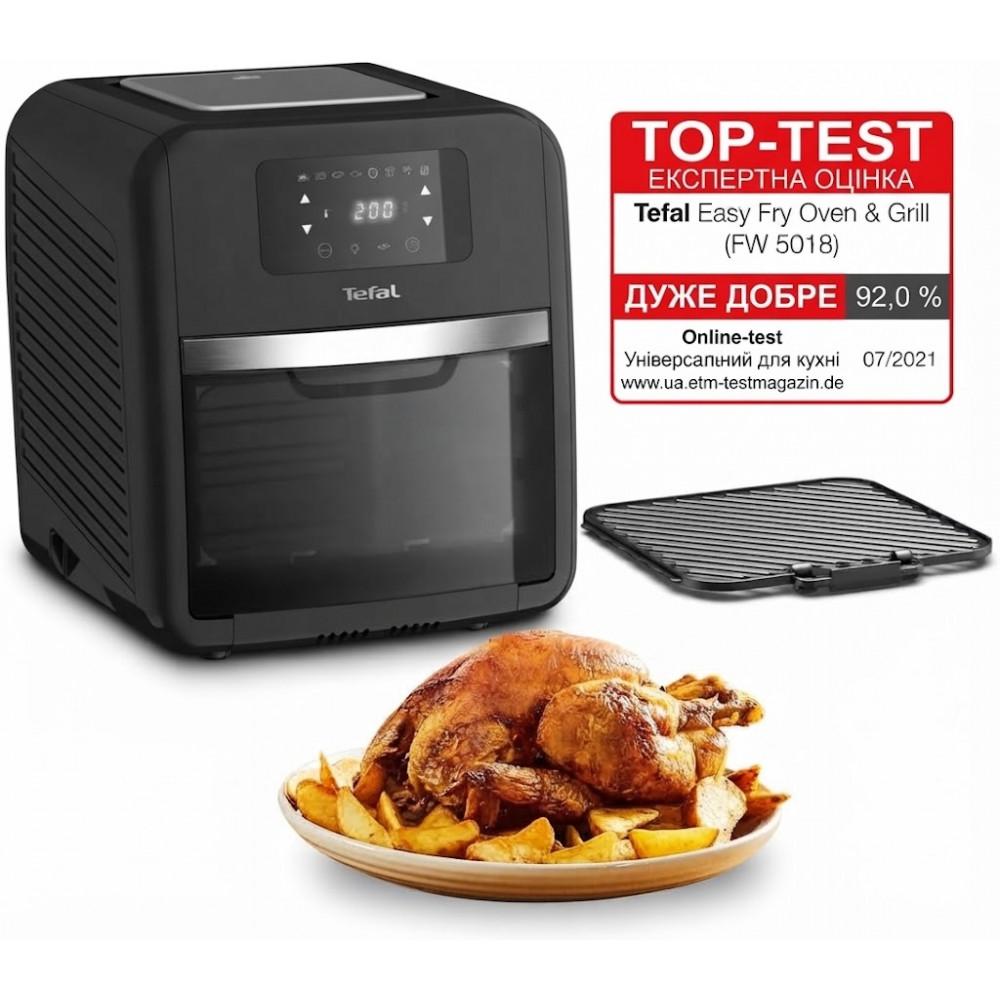 Multicooker-Air Grill 9 in 1 Tefal Easy Fry Oven & Grill FW5018 Black 11 L 2000 W