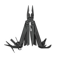 Leatherman Wave Plus Black 832533 multitool foldable 18-in-1 tool with pliers and knife black
