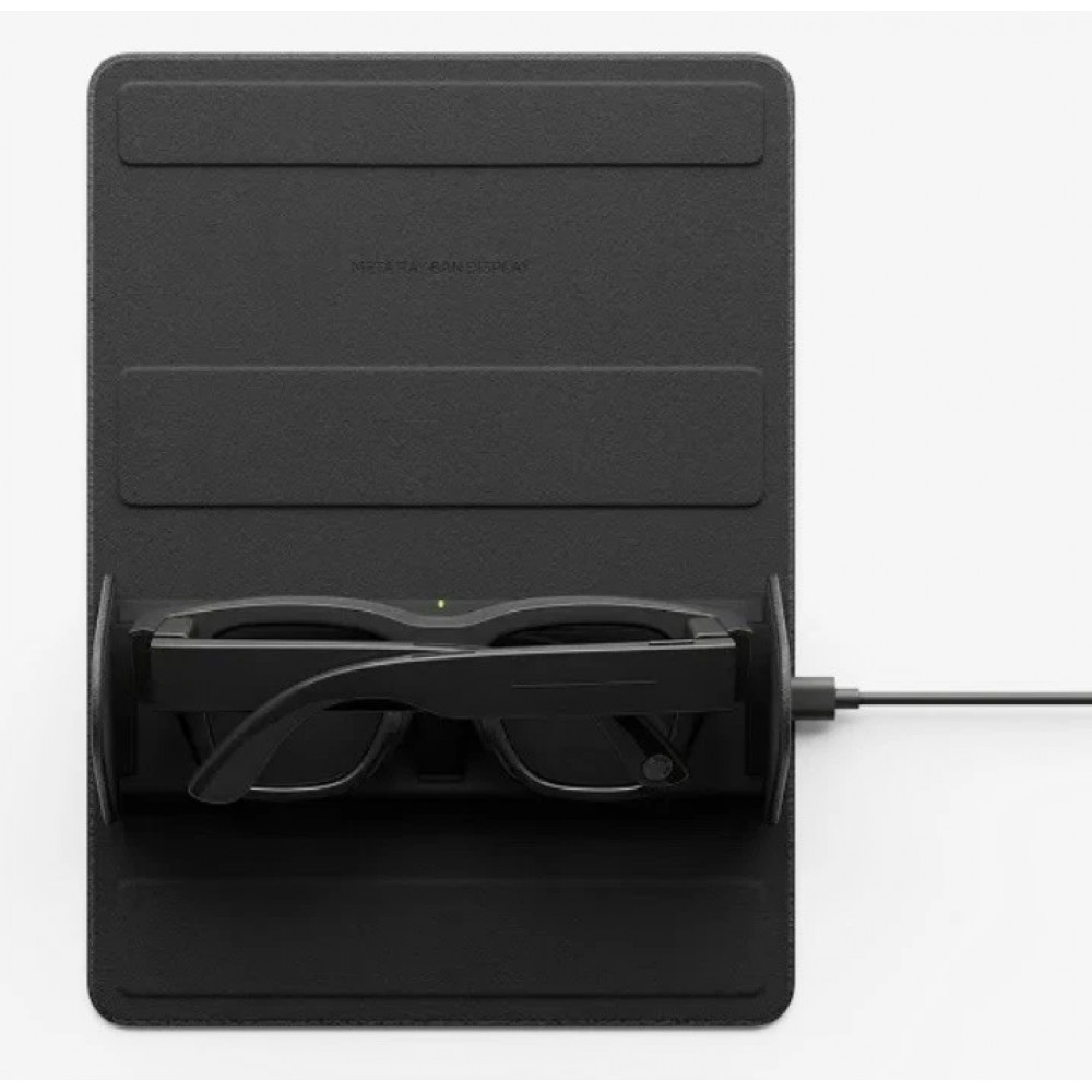Зарядний кейс Ray-Ban Meta Display SK-1001230-01 футляр для смарт-окулярів чорний екокожа