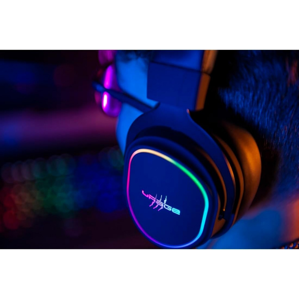 Hama uRage SoundZ 800 V2 7.1 RGB Gaming Headphones with Detachable Microphone Wired Black