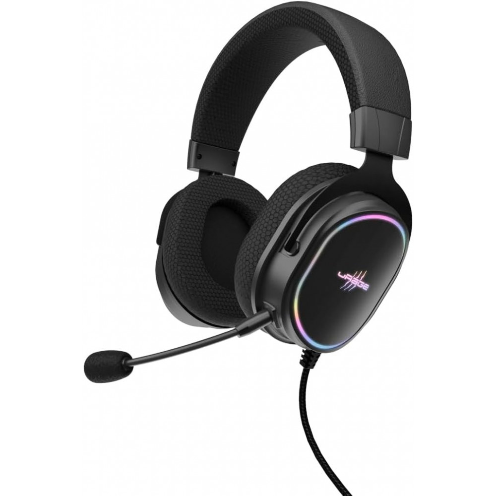 Hama uRage SoundZ 800 V2 7.1 RGB Gaming Headphones with Detachable Microphone Wired Black
