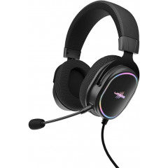 Ігрові навушники Hama uRage SoundZ 800 V2 7.1 RGB зі знімним мікрофоном дротові чорні
