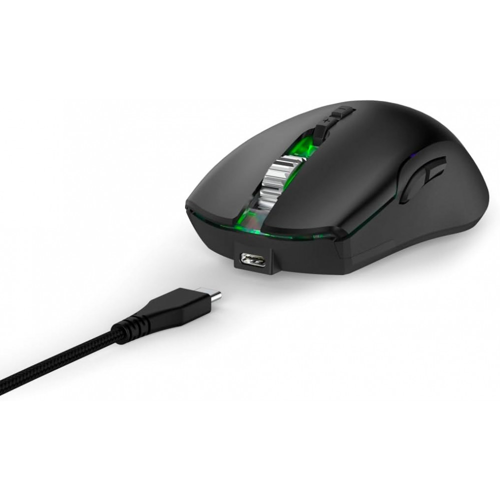 Бездротова ігрова комп'ютерна миша Hama uRage Reaper 510 Wireless з RGB-підсвічуванням чорна
