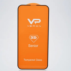 Захисне скло Veron для iPhone 13/13 Pro/14 6.1" 3D Curved Senior Series Чорний
