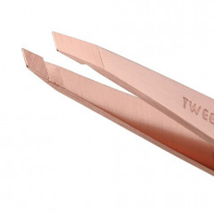 Пінцет для брів Tweezerman Studio Rose Gold Collection Slant Tweezer
