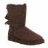 UGG Australia Bailey Bow Chocolate with ribbons (size 39)