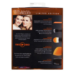 REAL TECHNIQUES 5 TOOLS FLAWLESS COMPLEXION PROFESSIONAL MAKEUP BRUSH SET