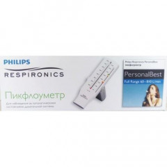 Peak flow meter PHILIPS RESPIRONICS Personal Best 60-800 l/min, MADE IN USA.