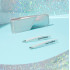 Tweezerman Metallic Collection HOLLYGRAPHIC Mini Tweeze Set eyebrow tweezer set.