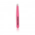 Пинцет для бровей Tweezerman Petite Mini Slant оттенок Neon Pink, мини размер