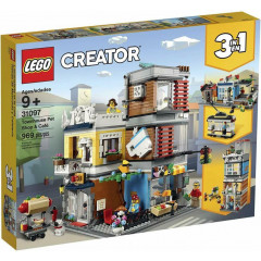 Конструктор LEGO Creator 31097 Зоомагазин і кафе в центрі міста 969 деталей