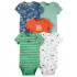 Set of 5 cotton Carter's bodysuits with short sleeves (size 62-104 cm)