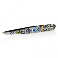 Пінцет з скошеним наконечником Tweezerman Studio Collection Aztec
