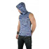 Рубашка-худи Shrine без рукавов с капюшоном в стиле Goth Rave Punk Cyber Emo Techno Burning Man