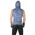 Рубашка-худи Shrine без рукавов с капюшоном в стиле Goth Rave Punk Cyber Emo Techno Burning Man