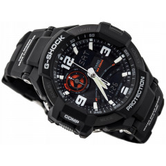 Japanese Casio G-SHOCK GA-1000-1A Watch with Compass and Temperature Sensor, Black.