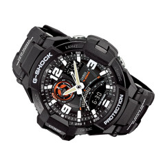 Japanese Casio G-SHOCK GA-1000-1A Watch with Compass and Temperature Sensor, Black.