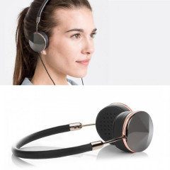 Stylish Frends Layla headphones made of genuine leather and metalhandmade)