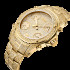 Men's watch JBW JB-6213-A Jet Setter (234) gold-plated with 5 time zones.