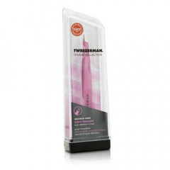 Пінцет для брів Tweezerman Studio Collection Pink Perfection Slant Tweezer
