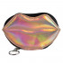 Cosmetic Bag - Nyx Rose Gold Lips Vinyl Shiny Makeup Small Bag with Zipper