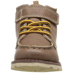 Demi-season boots Carter's Hiker Boots with laces and Velcro, brown, size 27 (16.5 cm).