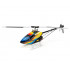 The helicopter is a radio-controlled toy Align T-Rex 250 PRO DFC Combo.