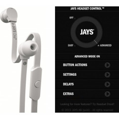 Навушники вкладиші для смартфона Jays a-Jays One+, White
