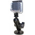 RAM-B-138-GOP1U mount with a universal adapter for GoPro action cameras.