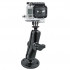 RAM-B-138-GOP1U mount with a universal adapter for GoPro action cameras.