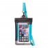 Waterproof phone case Travelon Clear View, blue.