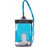 Waterproof phone case Travelon Clear View, blue.