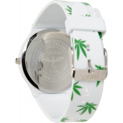 Mishka Homegrown Analog Watch 420 White Plantlife Authentic wristwatch